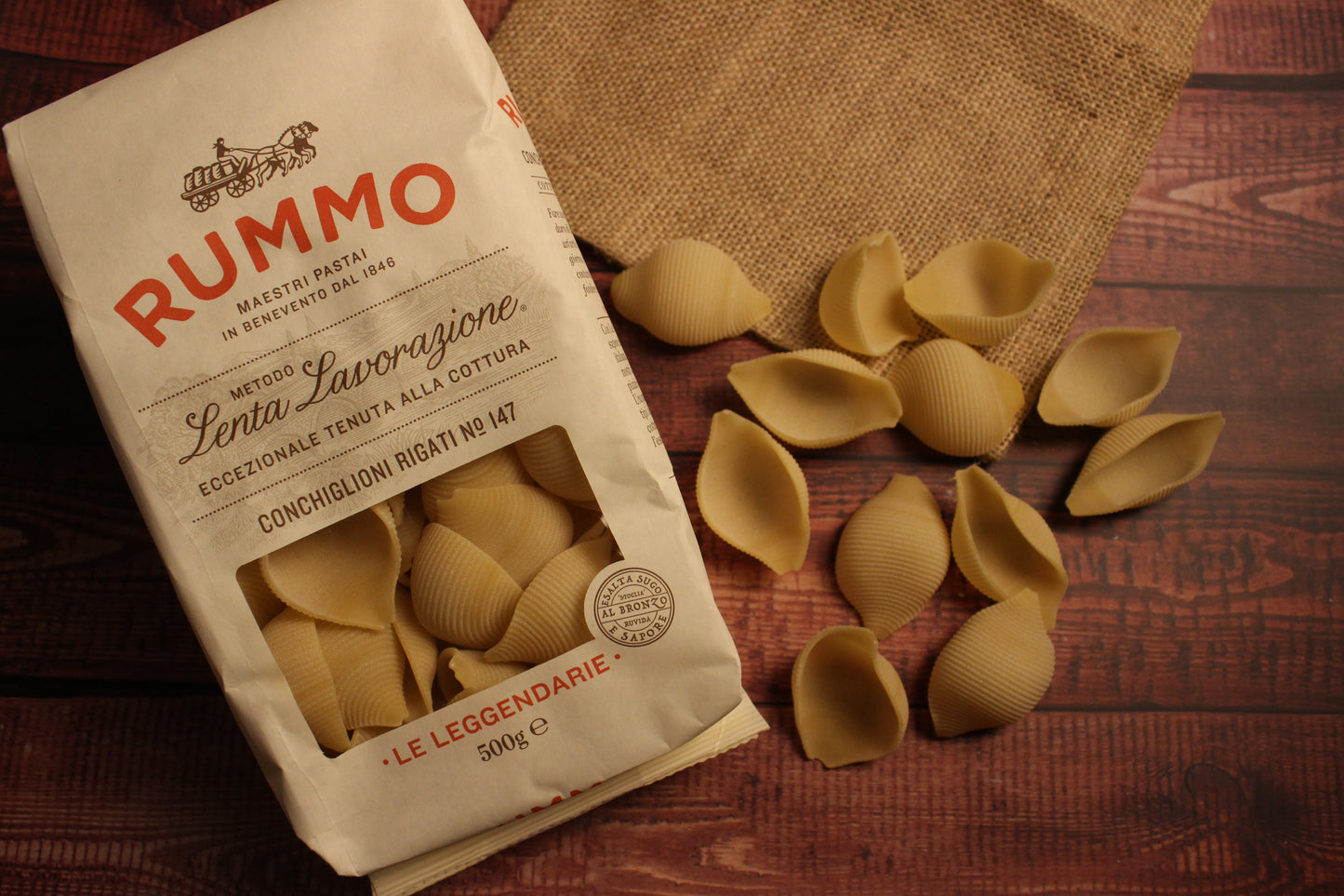 Conchiglioni Rigati - Rummo - Pasta al Bronzo