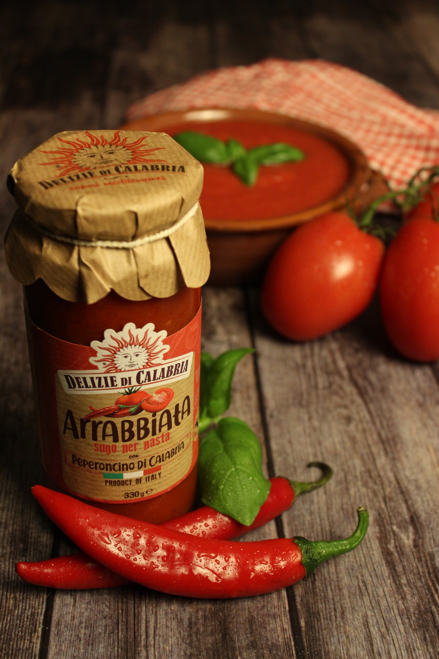 Tomatensoße Arrabbiata - Delizie di Calabria - Küchenfertig
