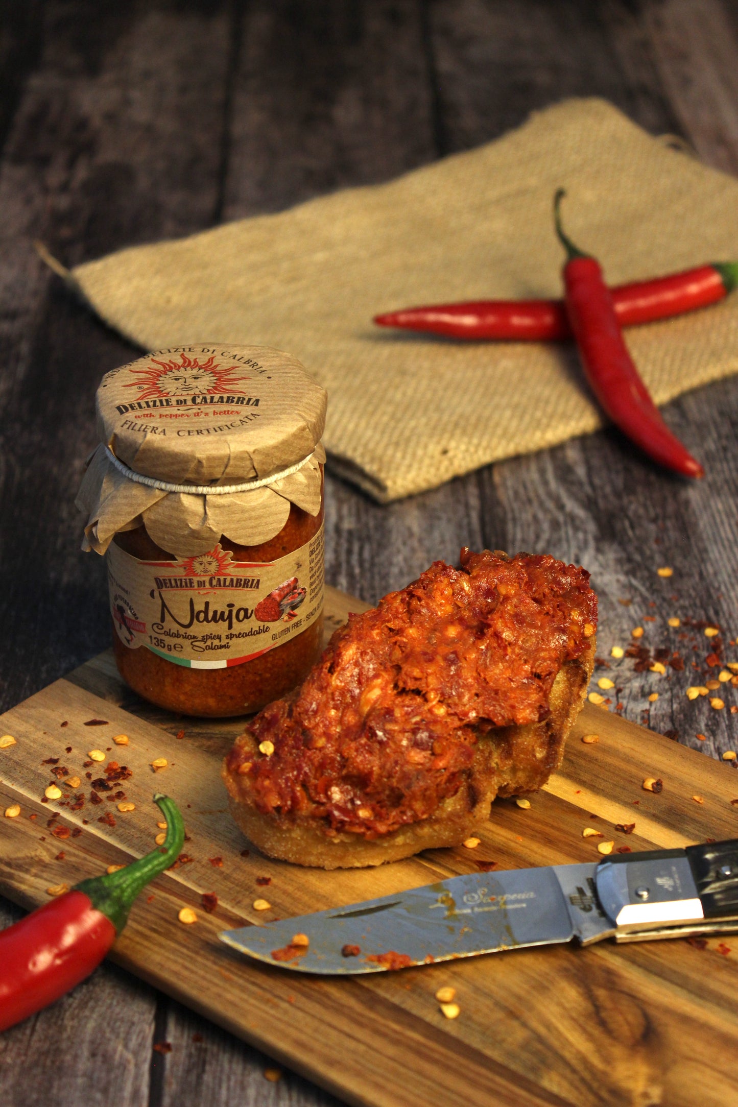 Nduja di Spilinga - Delizie di Calabria - Pikante Streichwurst