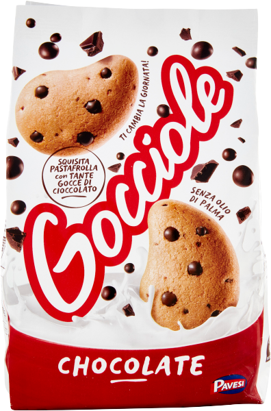 Gocciole Chocolate - Kekse mit Schokolade - Pavesi