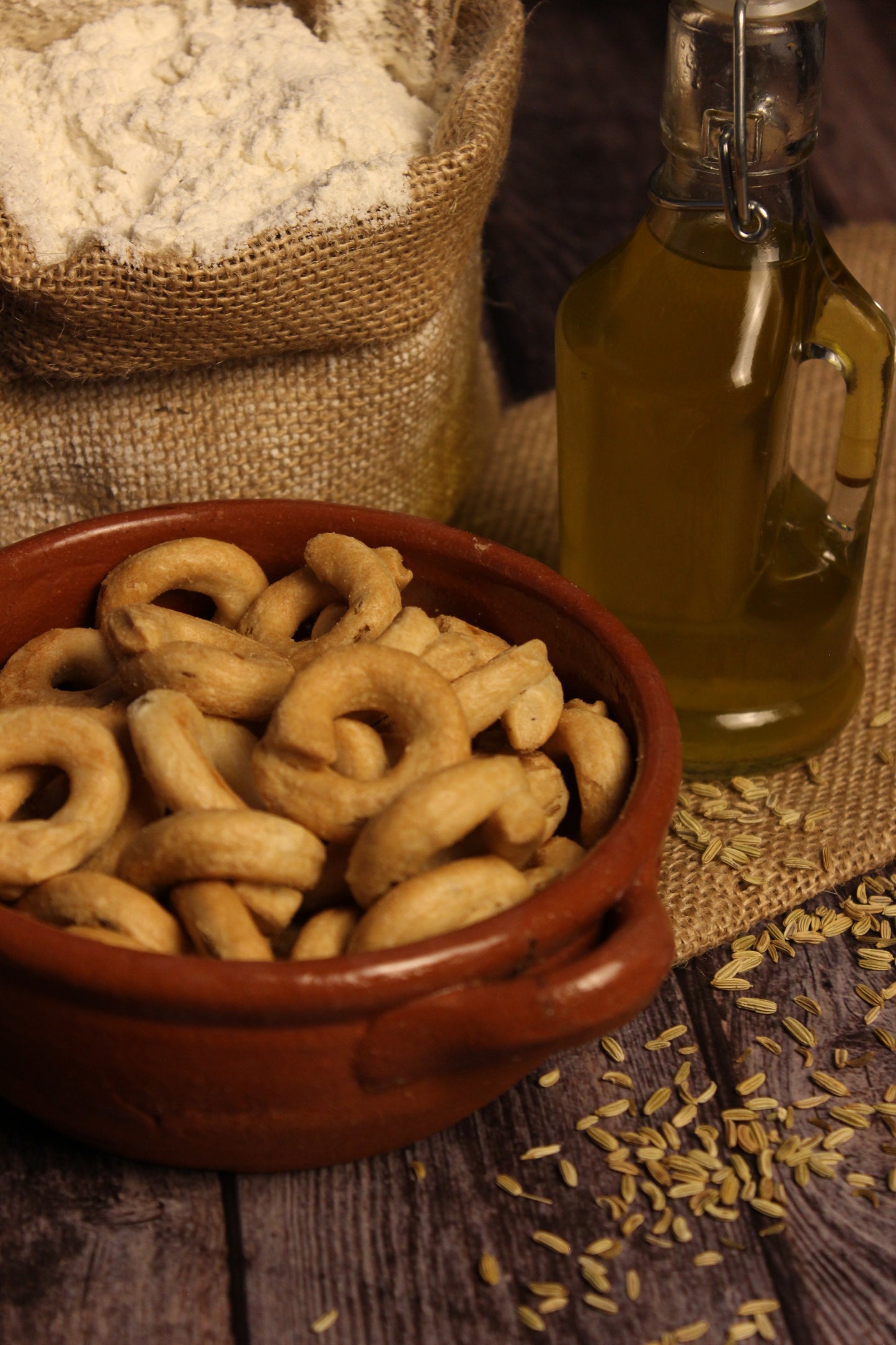 Taralli mit Fenchel - Taralli al Finocchio