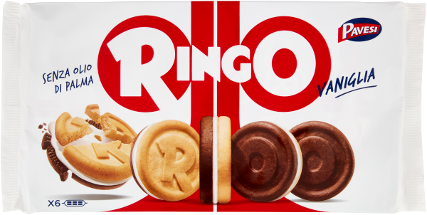 Ringo Vaniglia - Kekse mit Vanillegeschmack - Pavesi