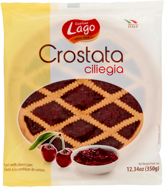 Mürbeteigkuchen mit Kirschkonfitüre - Lago - Crostata Ciliegia